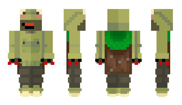 Minecraft скин по нику FroggyBwars