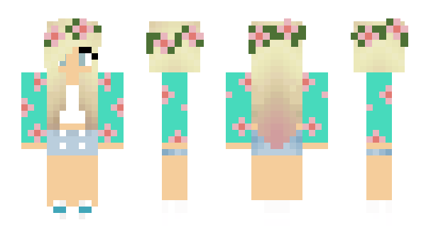 Minecraft skin Zarie