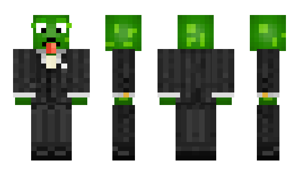 Minecraft skin QFrog