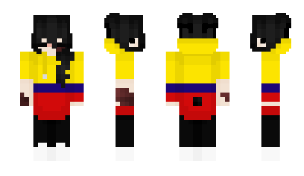 Minecraft skin ColombianGirl