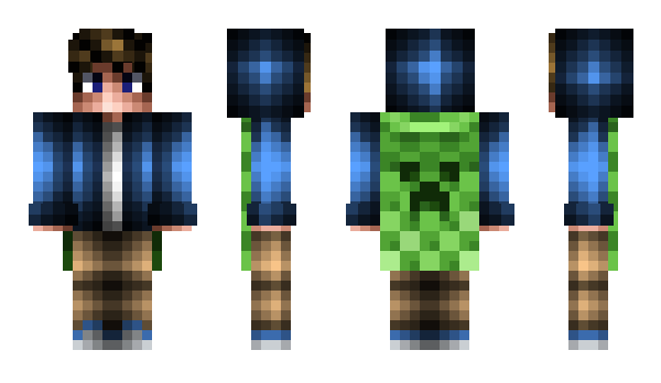 Minecraft скін по ніку Plebify