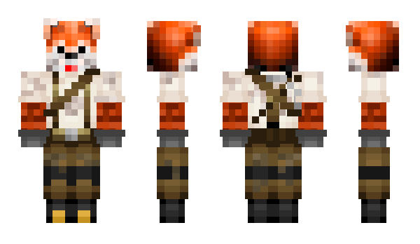 Minecraft skin RedPanteer