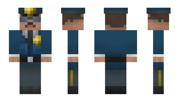 Minecraft skin Polizeit