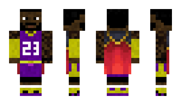 Minecraft skin The_King_LeBron