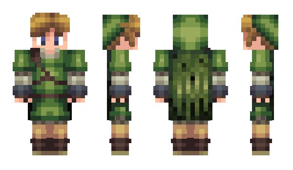 Minecraft скін по ніку Aederr