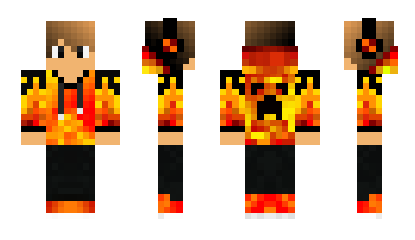 Minecraft skin FireState