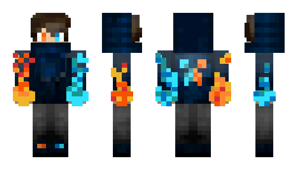 Minecraft skin DarkMan