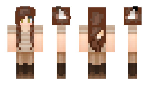 Minecraft skin pet_girl