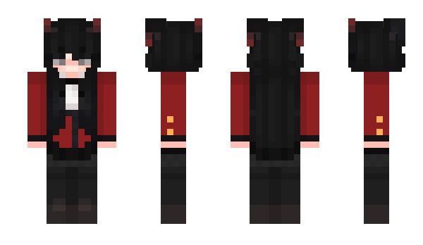 Minecraft skin ghost_cindy