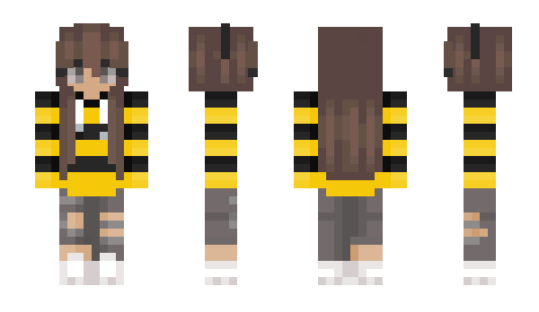 Minecraft skin bumblebee_