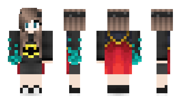 Minecraft skin lunayca