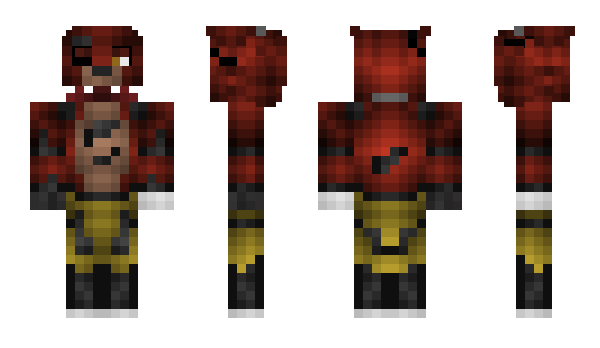 Minecraft skin FantomFoxy