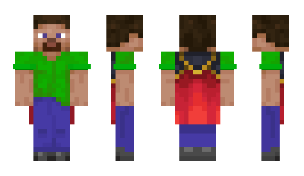 Minecraft skin GreenDragonForce