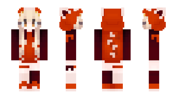 Minecraft скин по нику RedHeadedHorror