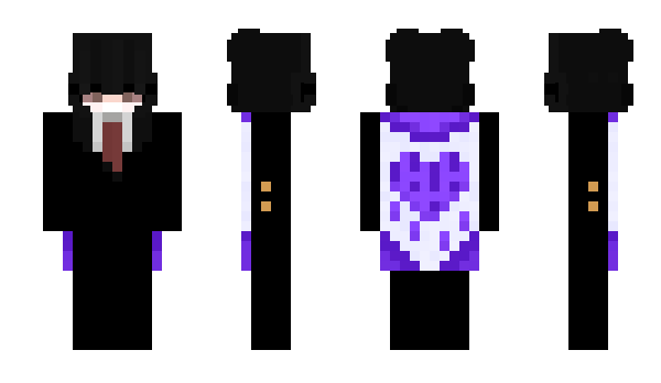 Minecraft skin violetinha