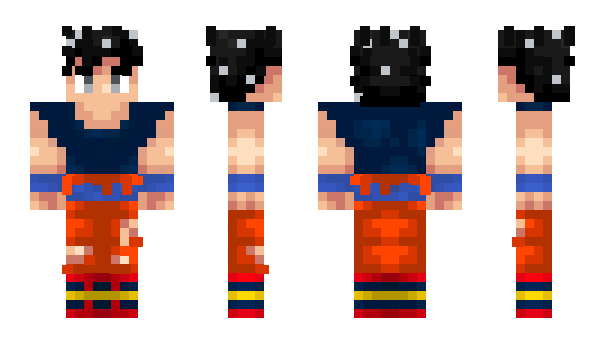 Minecraft skin gokuthe