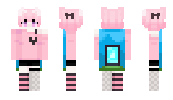 Minecraft skin the_uwu_femboy