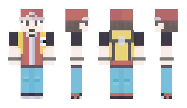 Minecraft skin PokemonFireRed