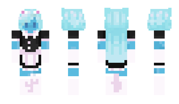 Minecraft skin AqVaHiDa