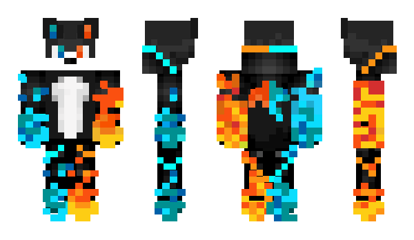 Minecraft skin WOLFRESH