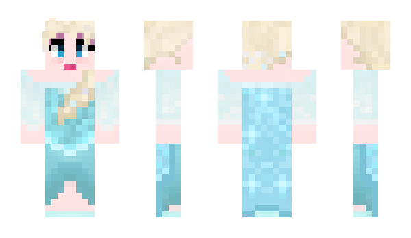 Minecraft skin Elsa__