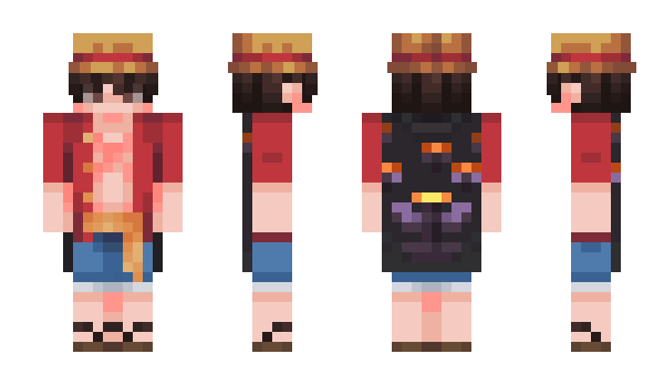 Minecraft skin BALDWINKING