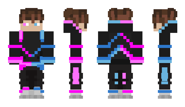 Minecraft skin HeroJS