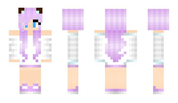 Minecraft skin purplerose0101