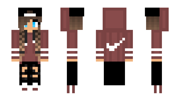 Minecraft skin tinike