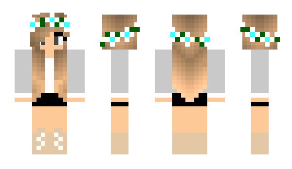 Minecraft скін по ніку LoverGirl