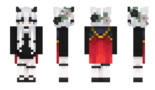 Minecraft skin PsychoFoxy