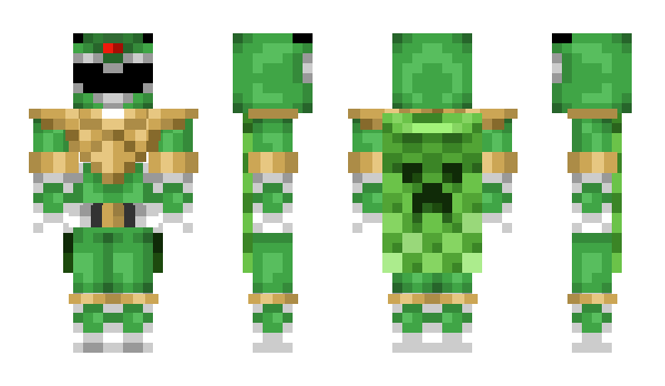 Minecraft skin ElephantGreen