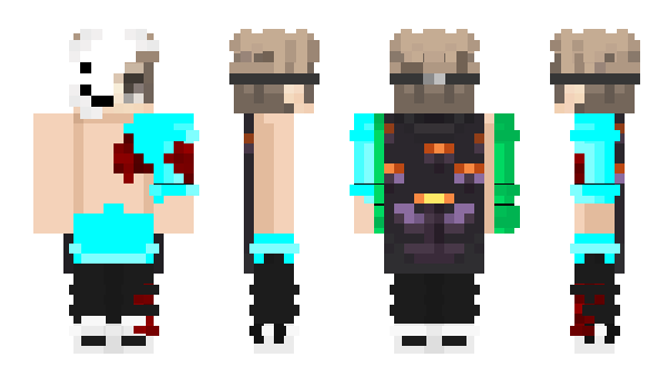 Minecraft skin NotWinnieFred