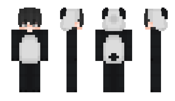 Minecraft skin pandakiwi