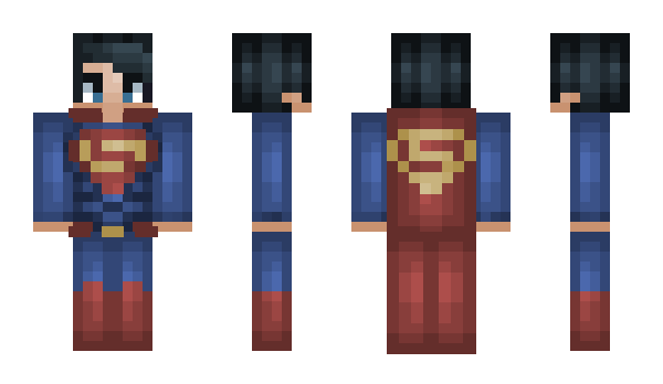 Minecraft skin Superman300