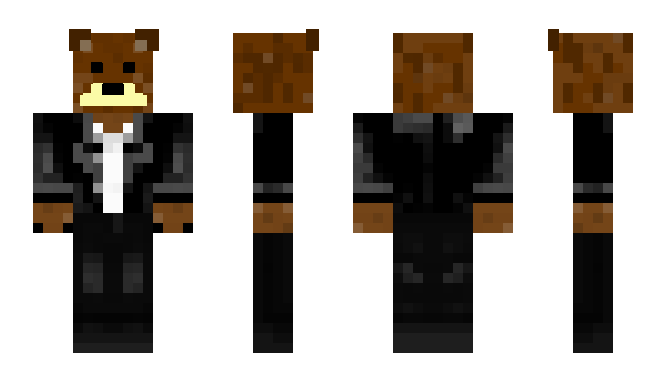 Minecraft skin Grizzly_HD