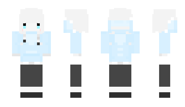 Minecraft skin WhiteMeowGX