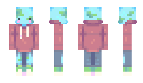 Minecraft skin Ryba