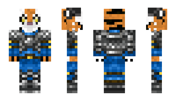 Minecraft skin Black_Tiger99