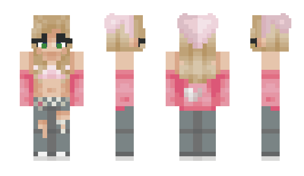 Minecraft skin estetico