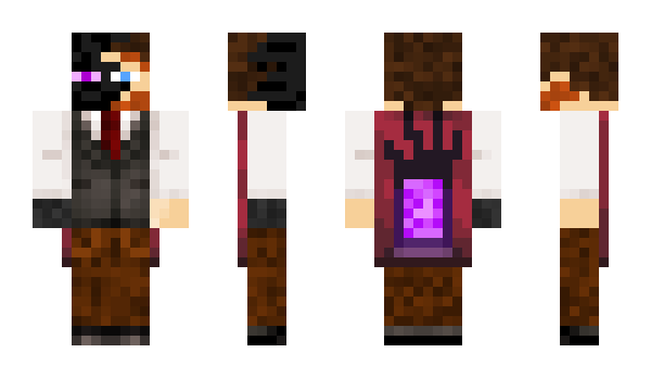 Minecraft skin SkunkBait