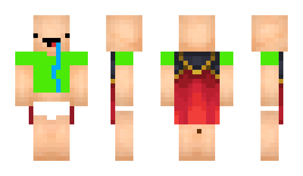 Minecraft skin SkibidiGrimaldo