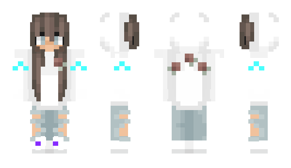 Minecraft skin realsmurfette