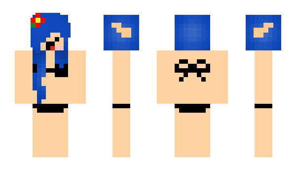 Minecraft skin detalhada