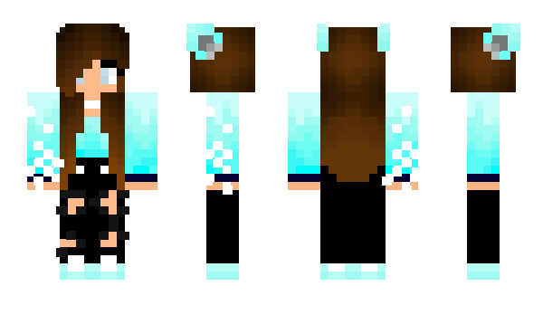 Minecraft skin WhiteFox_666