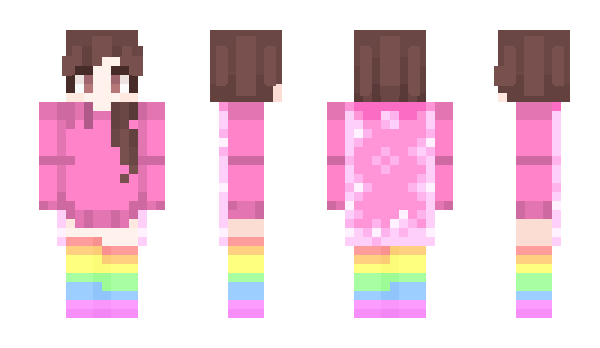 Minecraft скін по ніку AuriaFoxGirl