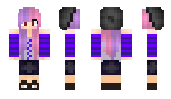 Minecraft skin SnowKitten