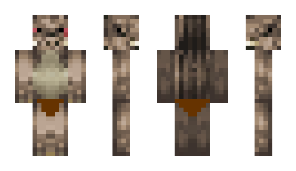 Minecraft skin Dziku