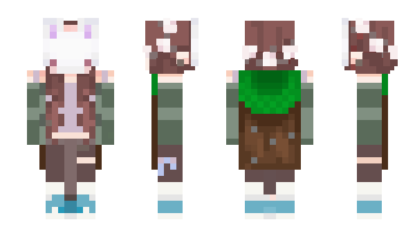 Minecraft skin witherbunny