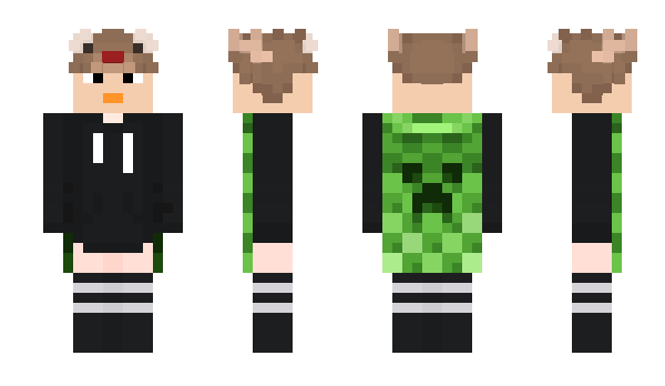 Minecraft скин по нику CookedByFemboy